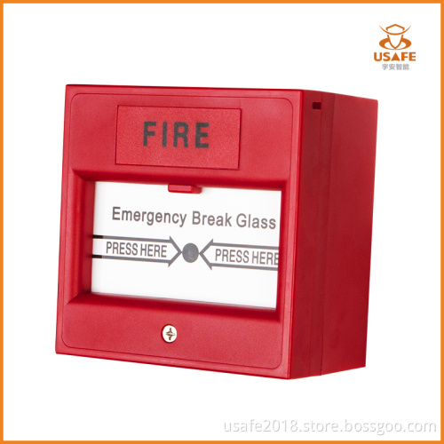 High Quality Re-Settable Fire Alarm Emergency Plastic Manual Call Point